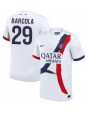 Paris Saint-Germain Bradley Barcola #29 Replika Borta Kläder 2024-25 Kortärmad